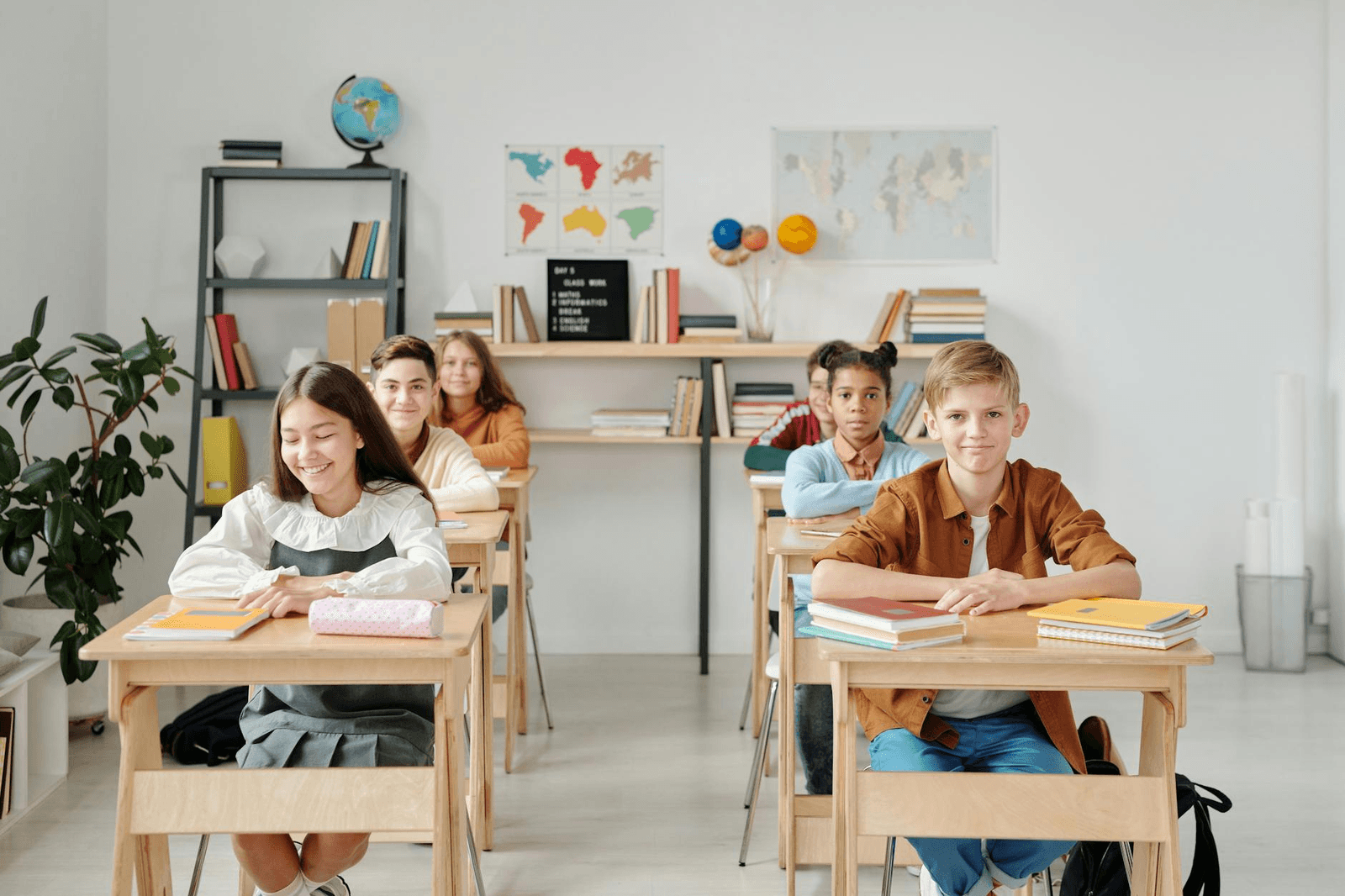 Students in a Toronto Mandarin School classroom