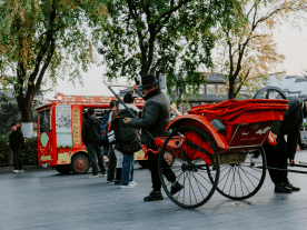 Rickshaw in China