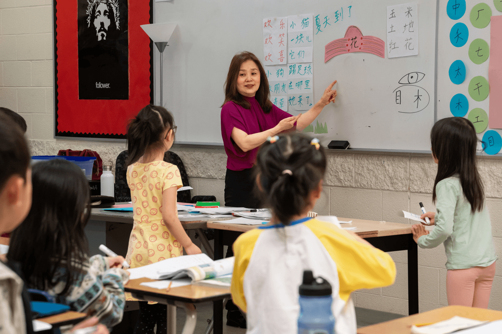 Toronto Mandarin School classroom